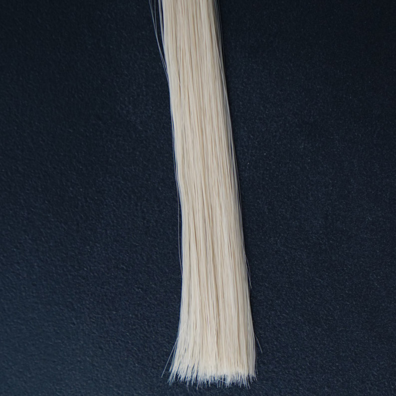 white synthetic implanted hair upgrade